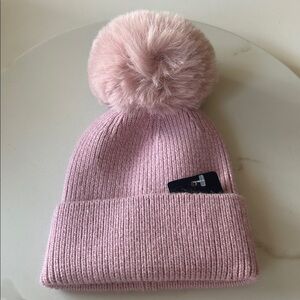 Norla Canada Wool Alpaca Blend Pom Pom Hat Mauve